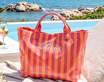 Bolso de playa impermeable personalizado, regalo para damas de honor para despedida de soltera, regalos de boda