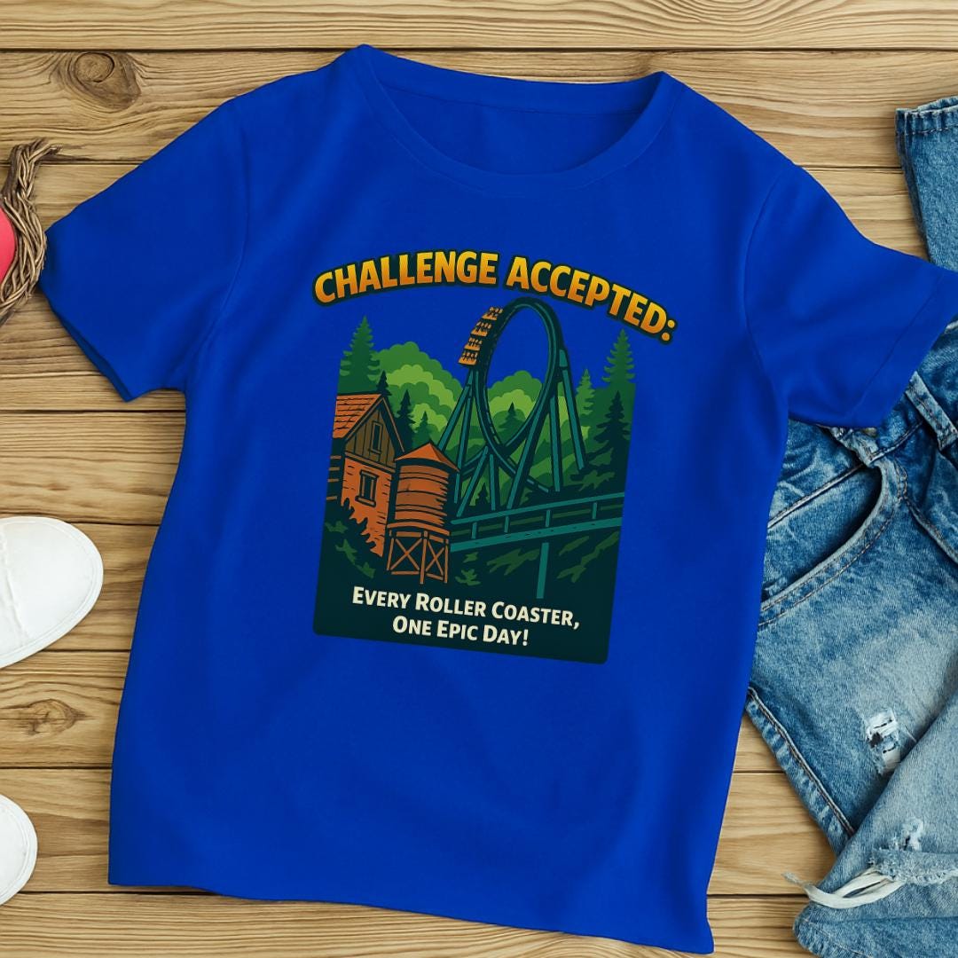 Dollywood Inspired Tshirt For Kids, Roller Coaster Shirt, Theme Park Tee, Boys Graphic Tee, Adventure Shirt, Family Vacation