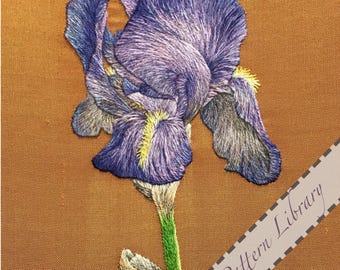 Iris Silk Shading Embroidery Pattern