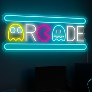 パックマン　ネオンサイン Amazon.co.jp: Open Road Brands パックマン ネオンサイン