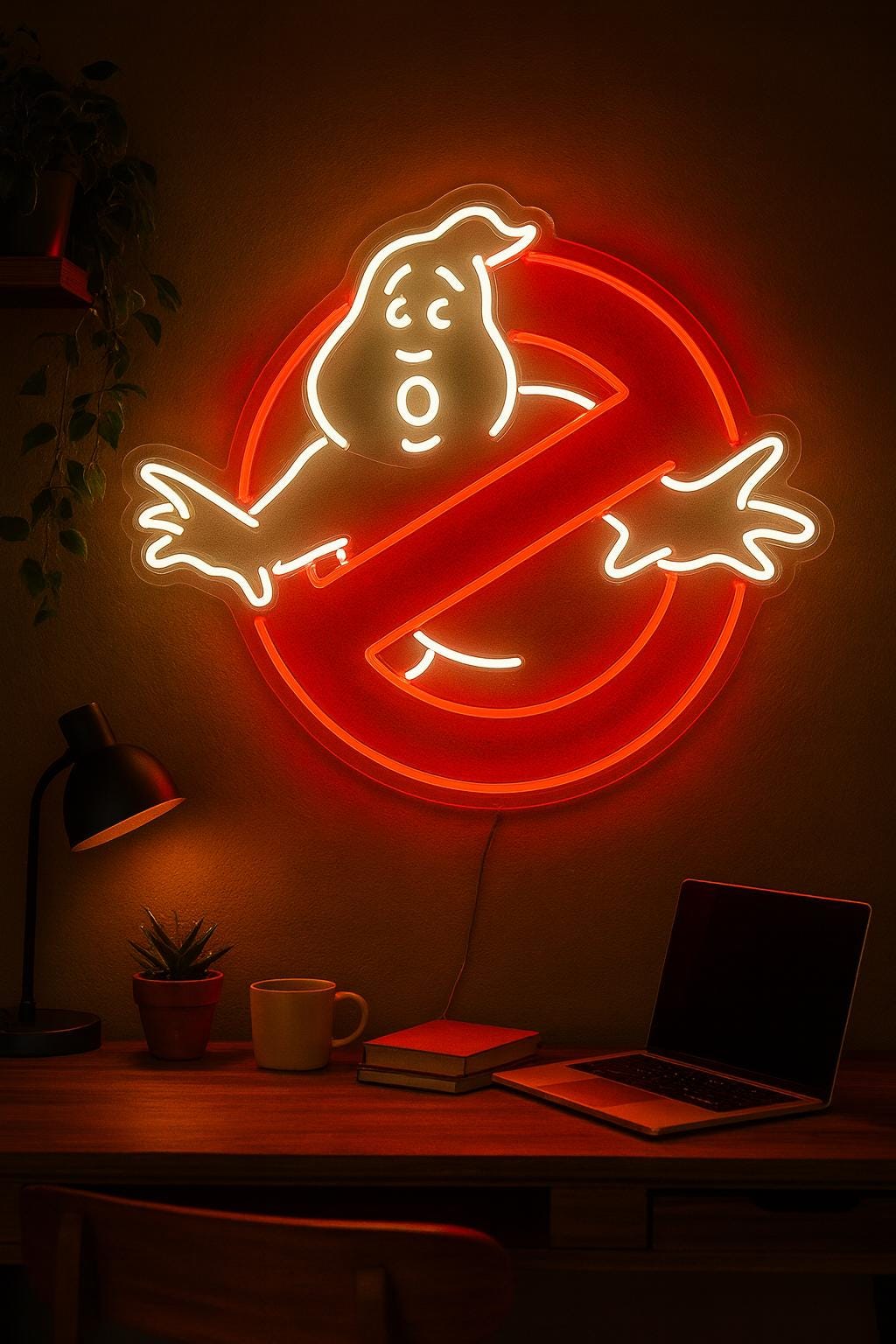 Neon Ghostbusters - Etsy