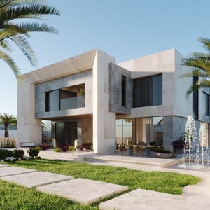 2-Floor Modern House Plan Plot Size 20x35 Meters with Complete Architectural Drawing.