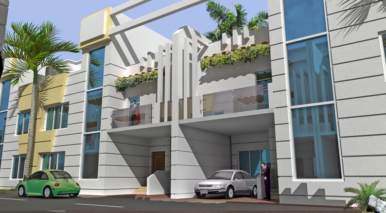 39 Modern Houses Project ,all in Three Floors (AR + S T + Electrical+ ...