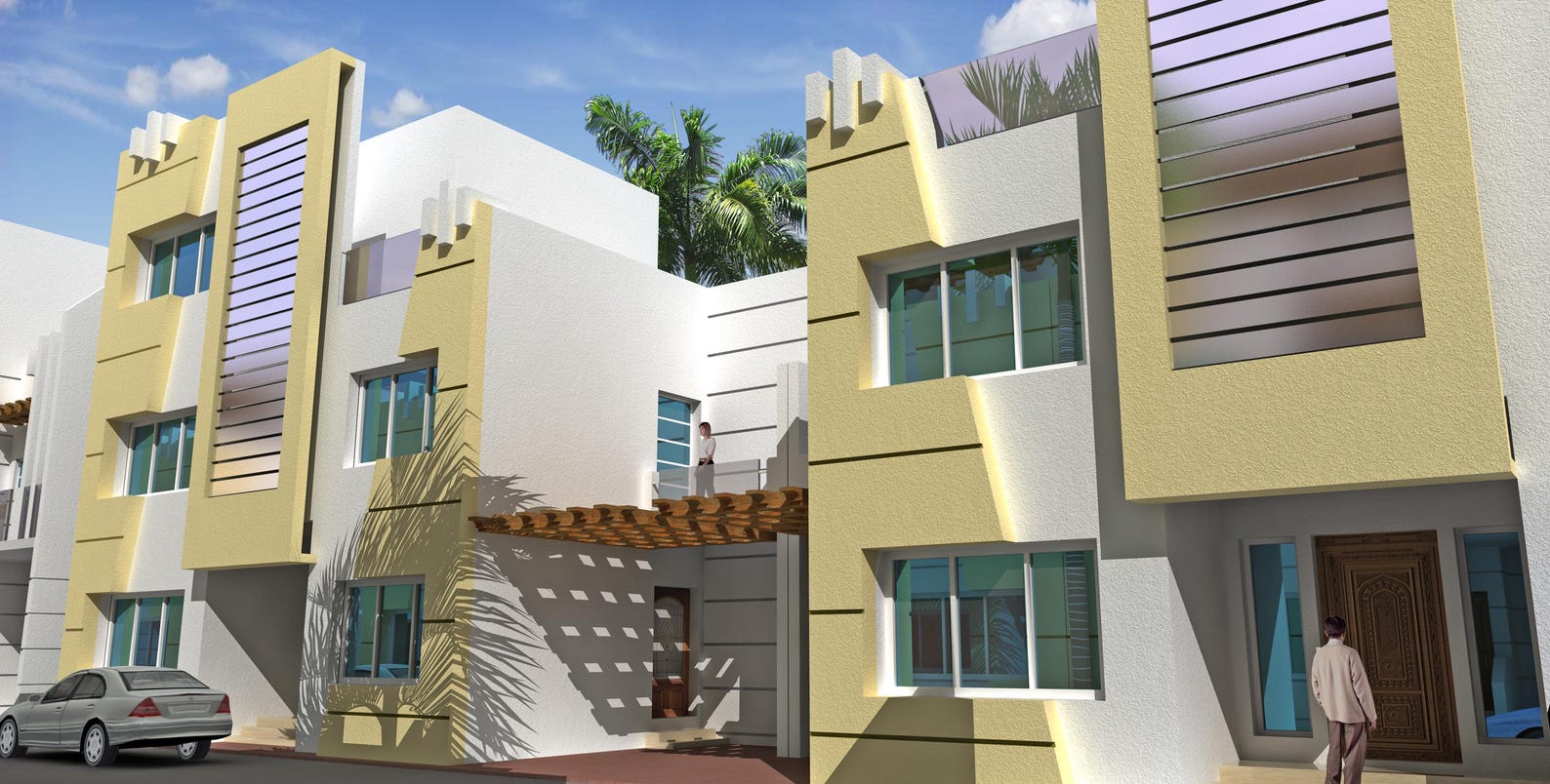 39 Modern Houses Project ,all in Three Floors (AR + S T + Electrical+ ...