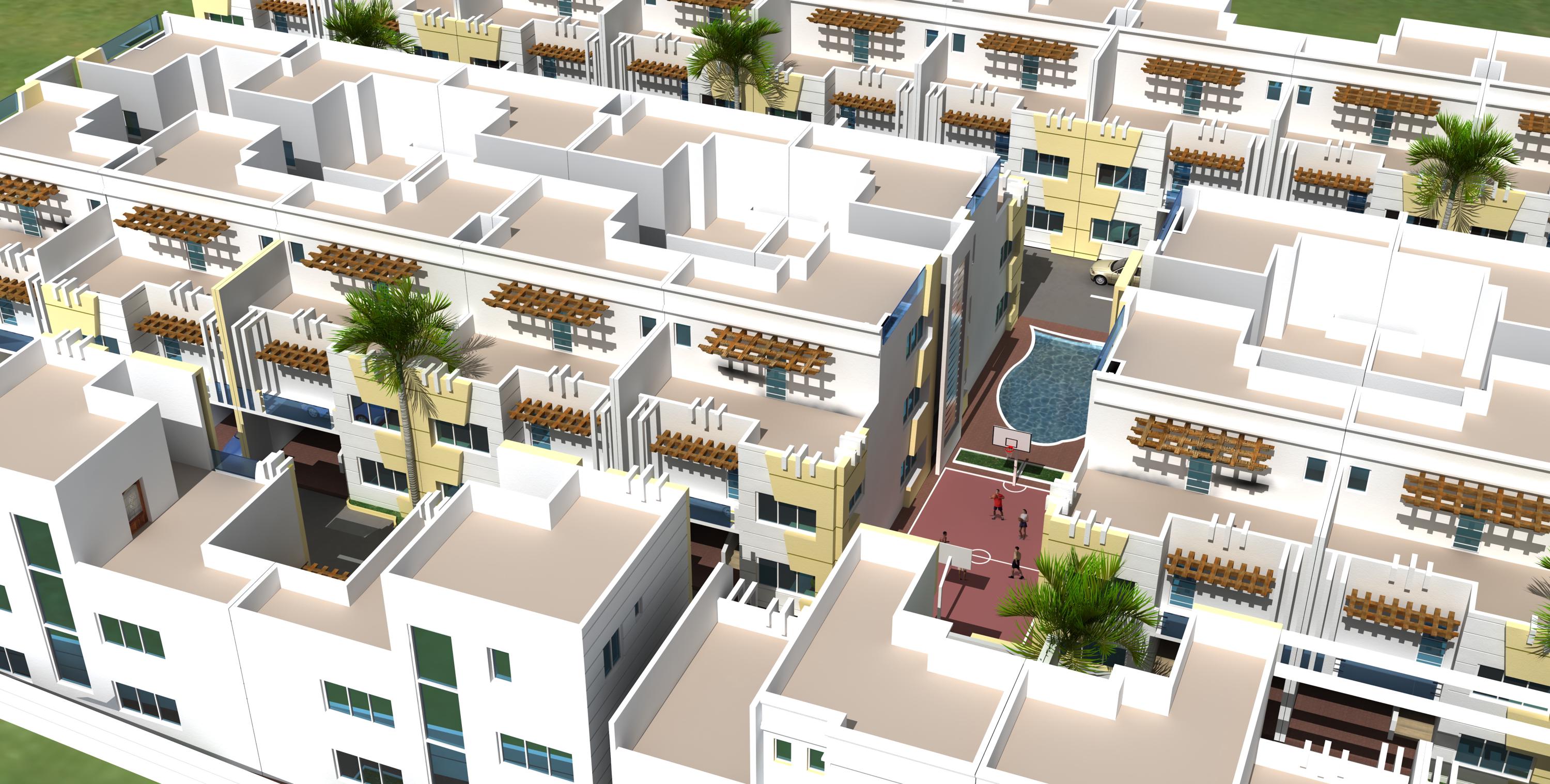 39 Modern Houses Project ,all in Three Floors (AR + S T + Electrical+ ...