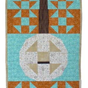 Shoofly Banjo Patchwork Quilt Art/Block Pattern