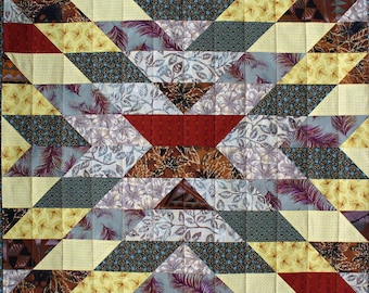 Eye Dazzler Patchwork Quilt Block Pattern