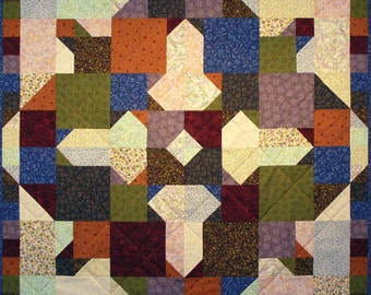 Prairie Chicken Patchwork Quilt Block Pattern