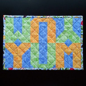Yum-Yum Placemats Patchwork Quilt Decor Pattern