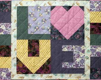 Love Talk Patchwork Quilt Block Pattern