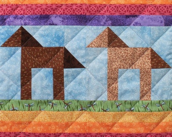 Pony Trails Patchwork Quilt Block Pattern