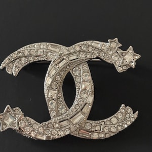 Chanel Brooch Silver - Etsy