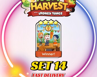 Winner! - Set 14 - MonopolyGo Sticker 4 Star - Happy Harvest Album