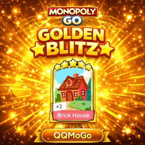 Monopoly Go 5 Star Golden Blitz - Brick House - Set 24