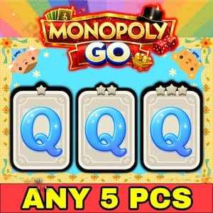 MonopolyGo_ 1-3 Star Sticker - 5 Pcs (Set 1 - 15 HAPPY HARVEST)