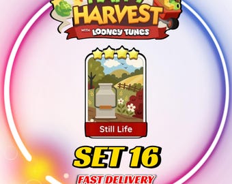 Still Life - Set 16 - MonopolyGo Sticker 4 Star - Happy Harvest Album