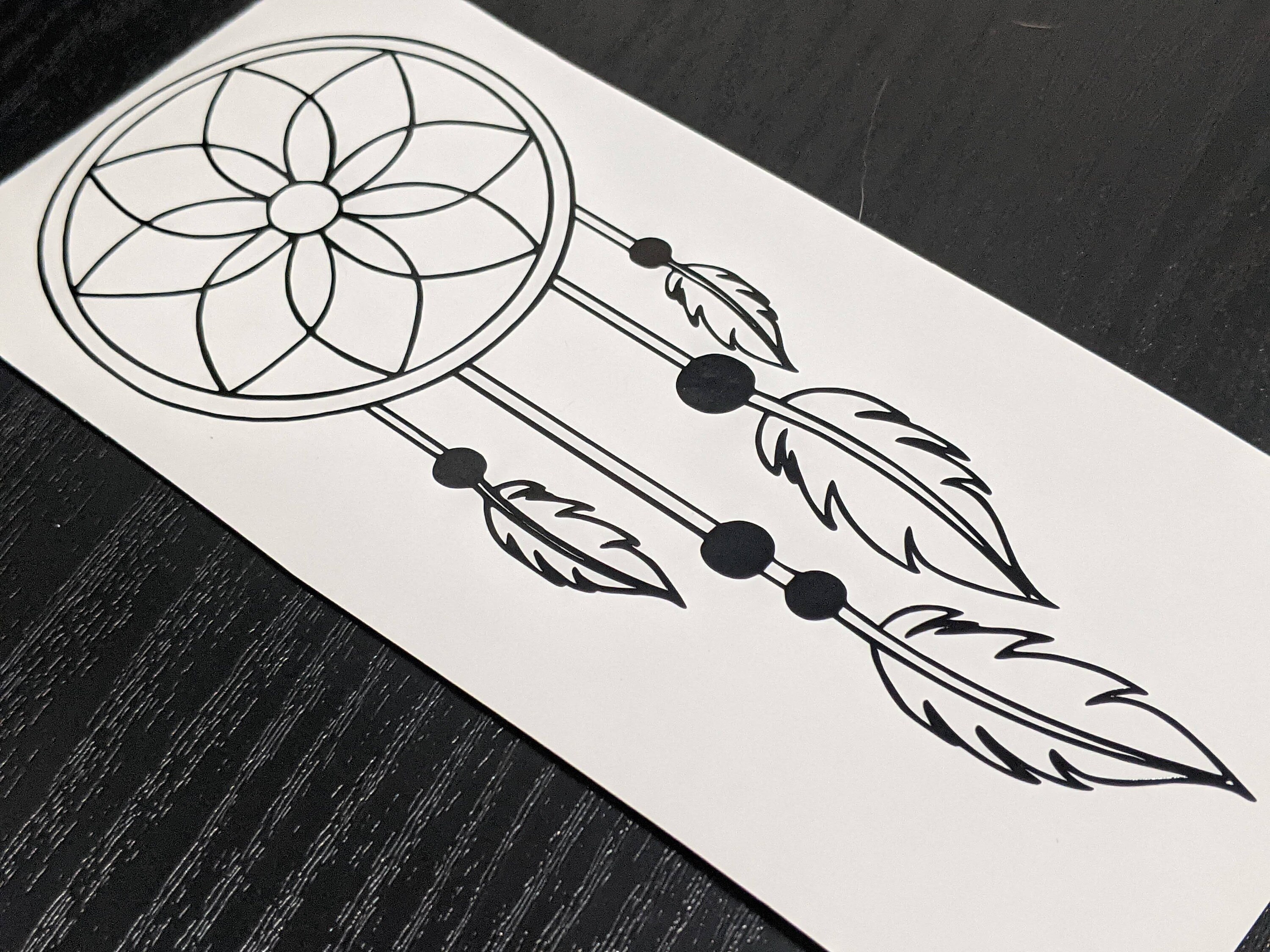 Dream Catcher Permanent Vinyl Decal Sticker in Gorgeous | Etsy