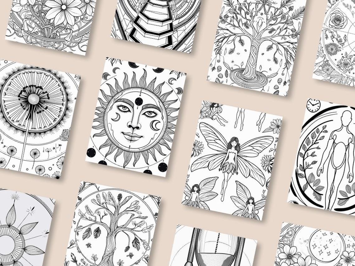 Printable Mandala Coloring Book for Adults | 50 Relaxing PDF Designs ...