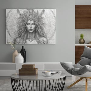 Whispers of Gaia | 5x Mother Nature Prints | Digital Download | Enchanting Earth Goddess Art