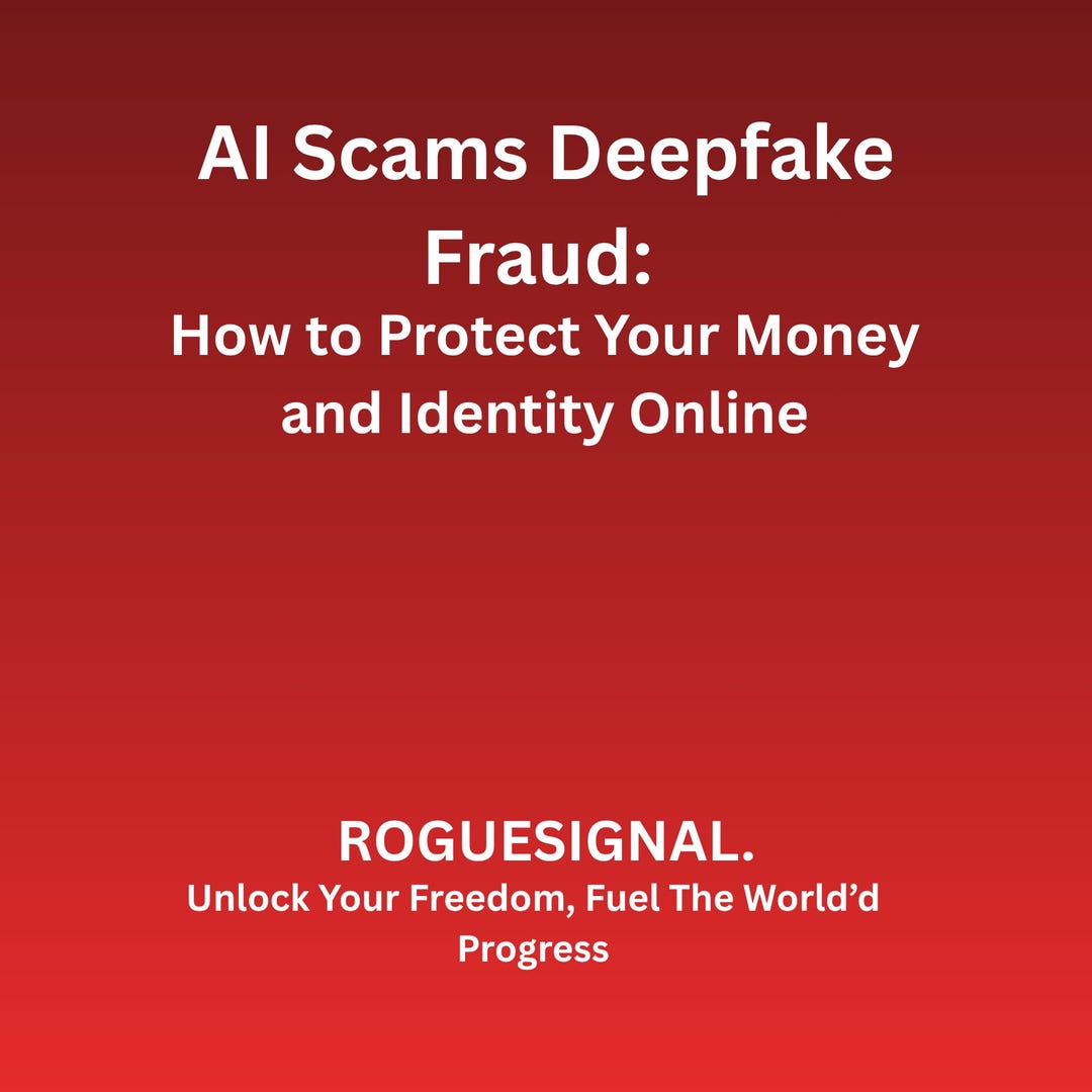 AI Scams and Deep Fake Fraud: How to Protect Your Money and Identity ...