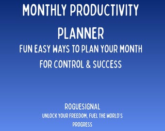 Planificador de productividad mensual