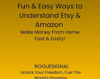 La guía definitiva para ganar dinero real en Etsy y Amazon.