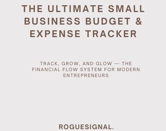 Der ultimative Small Business Budget & Expense Tracker