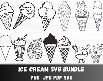 アイスクリーム SVG、アイスクリーム クリップアート、アイスクリーム コーン SVG、アイスクリーム カット ファイル、アイスクリーム バンドル SVG、アイスクリーム シルエット、夏 SVG、アイスクリーム SVG