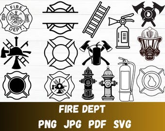 消防士のエンブレムバッジ SVG PNG、消防署 SVG PNG消防士 SVG、マルタ
