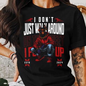 Doberman On The Street T-Shirt Design, Cool Dog PNG, Digital Download, Trendy Dog Art, Urban Style Graphic, Streetwear Design