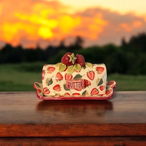 Shabby Shic butter dish