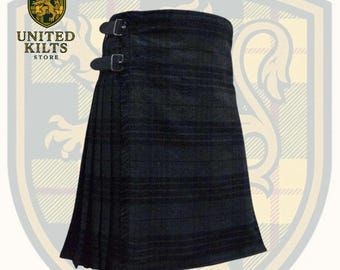 Handmade Night Watch Tartan Kilt – Traditional Scottish Heavyweight Fabric