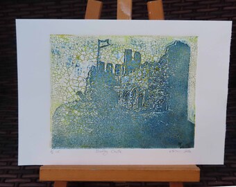 Dudley Castle Art Limited Edition Hand-Pulled Collograph Print