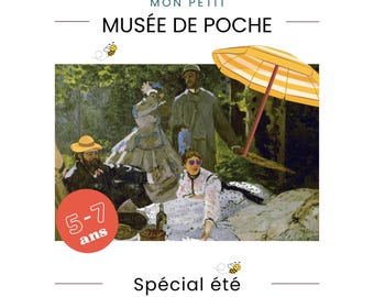 Mon musée de poche – Activités d'art pour enfants 5-7 ans | Livret PDF à imprimer | Jeux et découvertes autour de tableaux célèbres
