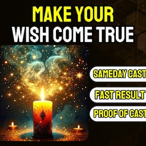 Make Your Wish Come True Spell | Manifest Dreams | Fulfill Desires | Wish Magic | Destiny Alignment
