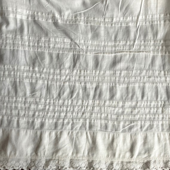 Antique Edwardian Long Infant Christening Slip - image 4