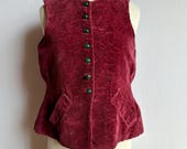 Vintage Hungarian Transylvanian Kalotaszegi Hand Made Everyday Vest