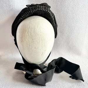 Victorian Crepe Bonnet - Etsy display picture 3
