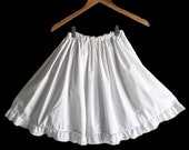 Vintage Girl's White Full Polish European Folk Dance Petticoat