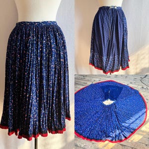 Vintage Hungarian Skirt - Etsy