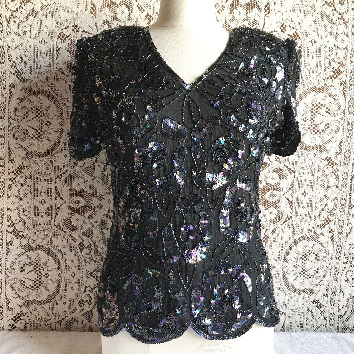 black cocktail tops