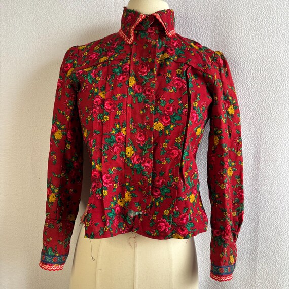 Vintage Kalotaszegi Hungarian Transylvanian Wool … - image 2