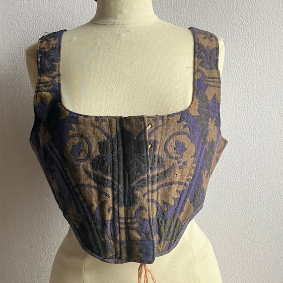 Vintage Czech Bohemian Traditional Folk Vest Lace… - image 1
