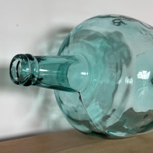 vintage large farmhouse style wine demijohn