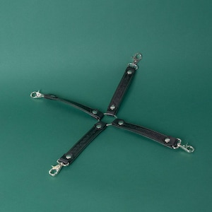 Eclipse Bind – Leather X-Hogtie Bondage Restraint