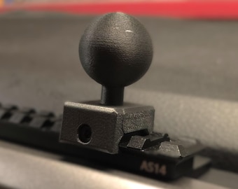 2-Pack Picatinny Rail Ball Mounts | PETG-CF, Steel Reinforced, Choose Size