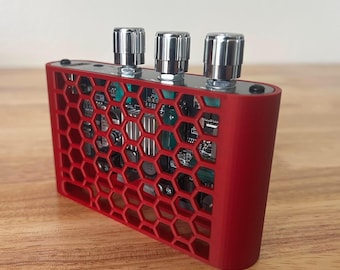 Caja de nido de abeja para amplificador ZK-1001U: carcasa de doble orientación para audio DIY