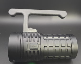 Grip Handle for Sofirn Q8 Pro | Carbon Fiber PETG