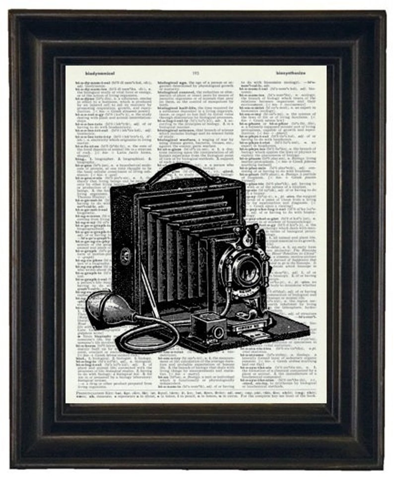 Sewing Machine Art, Antique Sewing Machine on Vintage Dictionary Book Page Print image 3