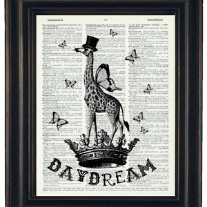 Giraffe Art, Giraffe Print